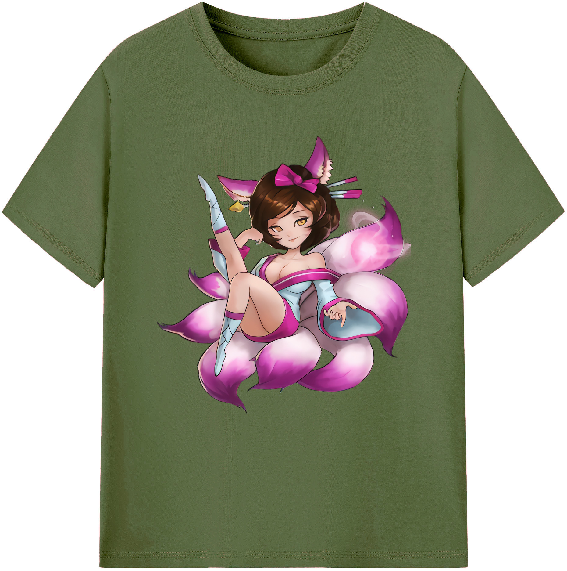 リーグ・オブ・レジェンド League of Legends LOL 綿100％半袖Tシャツ（フロントプリント）